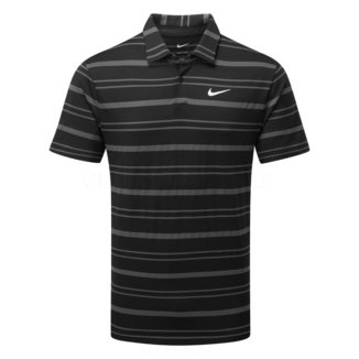 Nike Dry Tour Striped Golf Polo Shirt Black/Anthracite/White DR5300-010
