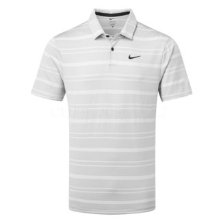 Nike Dry Tour Striped Golf Polo Shirt Light Smoke Grey/Grey Fog/Black DR5300-077