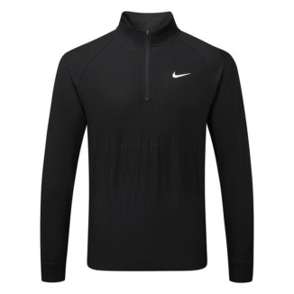 Nike Dry Advance Tour 1/2 Zip Golf Sweater Black/Black/White FD5833-010