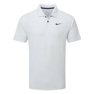 Nike Dry Advance Tour Golf Polo Shirt White/Pure Platinum/Black FD5731-100