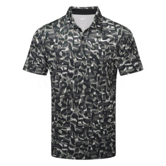 Nike Dry Tour Confetti Print Golf Polo Shirt Light Smoke Grey/White FD5939-077