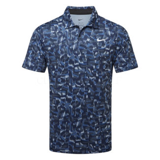 Nike Dry Tour Confetti Print Golf Polo Shirt Ashen Slate/White FD5939-493