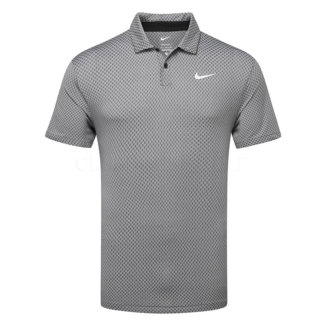 Nike Dry Tour Jacquard Golf Polo Shirt Black/Dark Smoke Grey/Light Smoke Grey/White FD5741-010