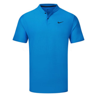 Nike Dry Tour Texture Golf Polo Shirt Light Photo Blue/Black FJ7035-435