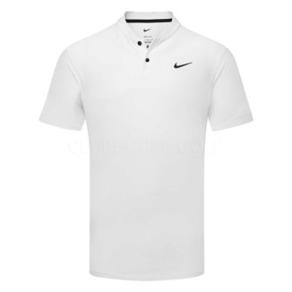 Nike Dry Tour Texture Golf Polo Shirt White/Black FJ7035-100