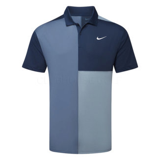 Nike Dry Victory+ Blocked Golf Polo Shirt Midnight Navy/Ashen Slate/White FD5827-410