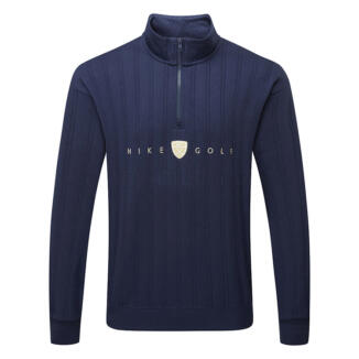Nike Therma-FIT Fairway Fresh Oversized 1/2 Zip Golf Sweater College Navy/Limestone II0770-419