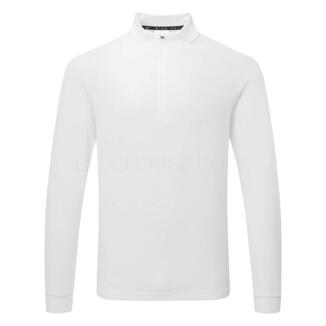 Nike Therma-FIT Par 5 1/2 Zip Golf Sweater White/Black IB0303-100