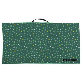 Ogio Mo Lucky Golf Towel Green Multi