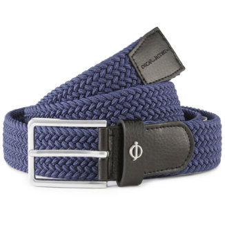 Oscar Jacobson Maxwell Webbed Golf Belt Navy OJBELT0066