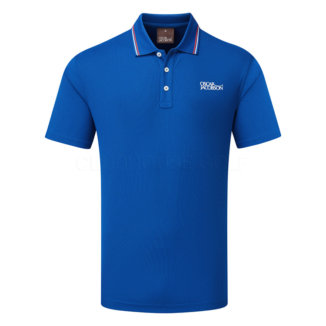 Oscar Jacobson Stanley Golf Polo Shirt True Blue OJTS0072-TBL
