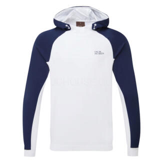 Oscar Jacobson Oakways Golf Hoodie White/Navy OJTOP0187