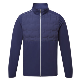 Oscar Jacobson Hackney Padded Golf Wind Jacket Navy OJTOP0112