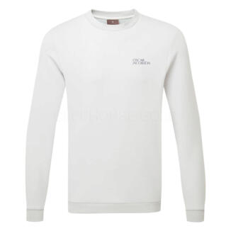 Oscar Jacobson Johnstone Tour Crewneck Golf Sweater Aluminium OJTS0285