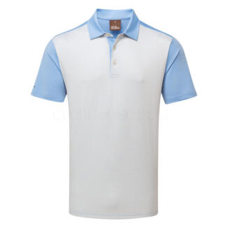 Oscar Jacobson Kenson Golf Polo Shirt Aluminium OJTS0335