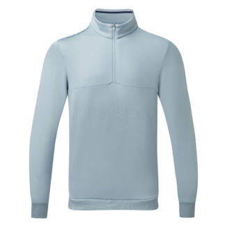 Oscar Jacobson Westland 1/4 Zip Golf Sweater Skyway OJTOP0299-SW