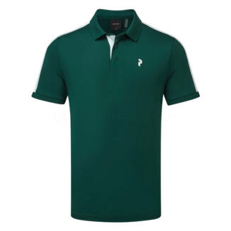 Peak Performance Player Golf Polo Shirt Ponderosa Pine/White G79490210