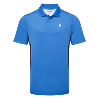 Peak Performance Swift Golf Polo Shirt Crispy Air Blue/Blue Shadow/White G80723050