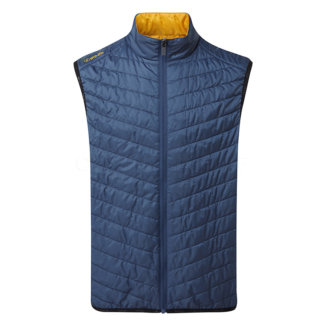 Ping Norse Primaloft S4 Reversible Thermal Golf Wind Vest Stormcloud/Gold PO3542-SCG
