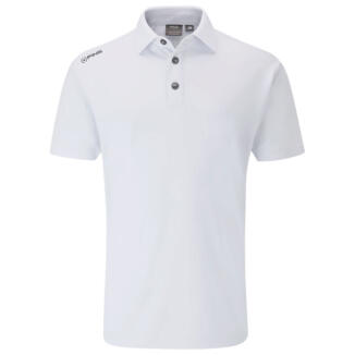 Ping Junior Lindum Golf Polo Shirt White P03464-002