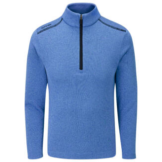 Ping Junior Ramsey 1/2 Zip Golf Sweater Snorkel Blue Marl P03356-SM45