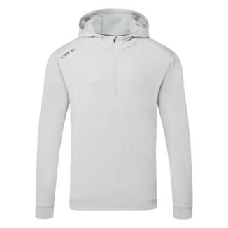 Ping Haldon 1/2 Zip Golf Hoodie Pearl Grey P03781-PG45
