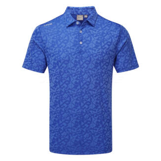 Ping Geo-Camo Golf Polo Shirt Ultra Blue P03726-578