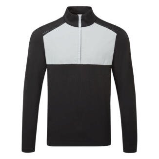 Ping Keeton 1/2 Zip Golf Sweater Black/Pearl Grey P03733-BGR