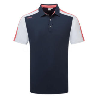 Ping Kelly Golf Polo Shirt Navy Multi P03730-N134