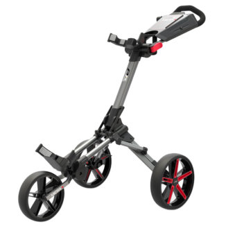 PowaKaddy Micra Golf Trolley Gunmetal/Red