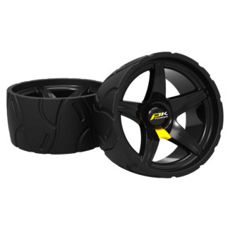 PowaKaddy Wide Sports Trolley Wheels (Pair)