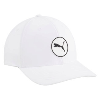 Puma Circle Cat Tech Golf Cap White Glow 025345-03