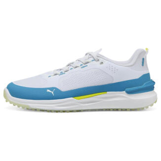 Puma Ignite Elevate X Golf Shoes Puma White/Speed Blue/Apple Spritz 310221-14