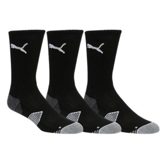 Puma Essential Crew Cut Golf Socks (3 Pack) Black 858563-02