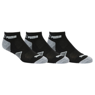 Puma Essential Quarter Cut Golf Socks (3 Pack) Black 858562-02