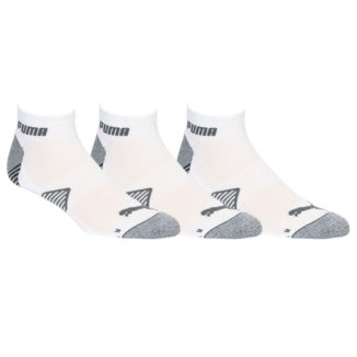 Puma Essential Quarter Cut Golf Socks (3 Pack) White 858562-01
