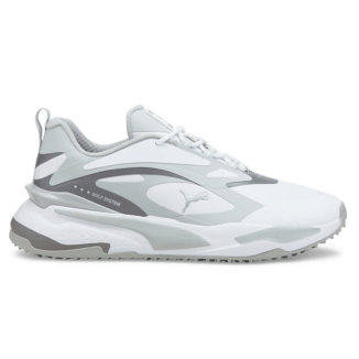 Puma GS Fast Golf Shoes Puma White/High Rise/Quiet Shade 376357-02