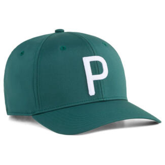 Puma Heritage P Tech Golf Cap Dark Myrtle/White Glow 026328-07