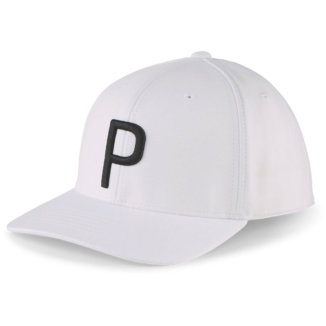 Puma P Snapback Golf Cap Bright White/Puma Black 024422-02