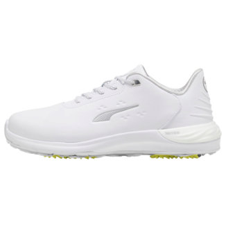 Puma Phantomcat Nitro + Golf Shoes White/Feather Grey/Fluro Yellow 309710-03