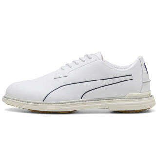 Puma Royale Single Malt Limited Edition Golf Shoes Puma White/Deep Navy/Gold 311282-01