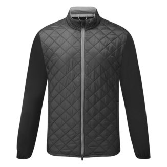 Puma Primaloft Frost Quilted Golf Wind Jacket Puma Black Slate Grey 621522-01