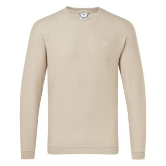 Puma Boulder 2.0 Crewneck Golf Sweater Ice Coffee 632197-02