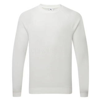 Puma Cloudspun Fleece Crew Golf Sweater Warm White 635473-03