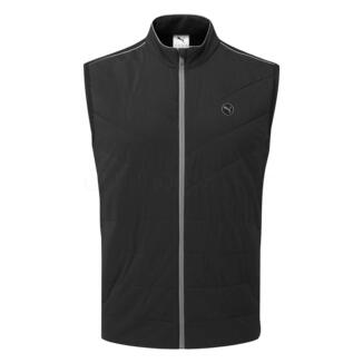 Puma Cloudspun Fleece Hybrid Golf Wind Vest Puma Black 632287-01