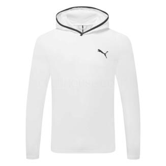 Puma Cloudspun Tech Tour Logo Golf Hoodie White Glow 636479-01