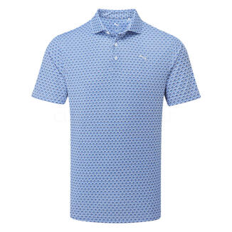 Puma Rose Golf Polo Shirt White Glow/Deep Navy 636475-03