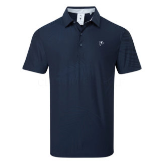 Puma x PTC Jacquard Golf Polo Shirt Deep Navy 623964-04