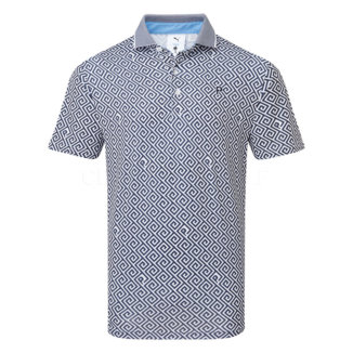Puma x PTC Resort Golf Polo Shirt Deep Navy/White Glow 623963-01