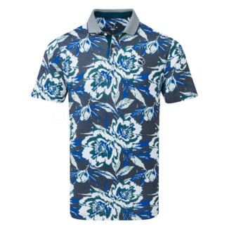 Puma MATTR Beautiful Game Golf Polo Shirt Deep Navy/White Glow 630577-03